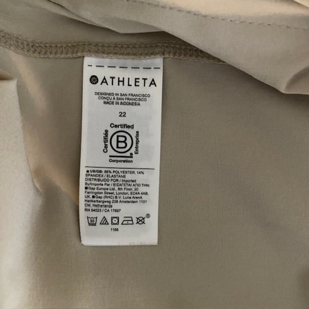 Athleta Brooklyn Heights High Rise Wide Leg Pants 22 - Picture 5 of 5